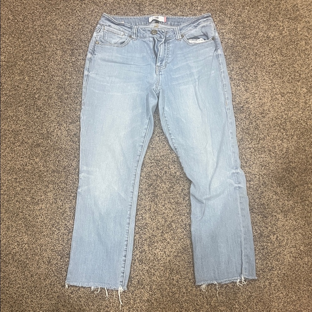 CAbi Light Blue Straight Leg Jeans